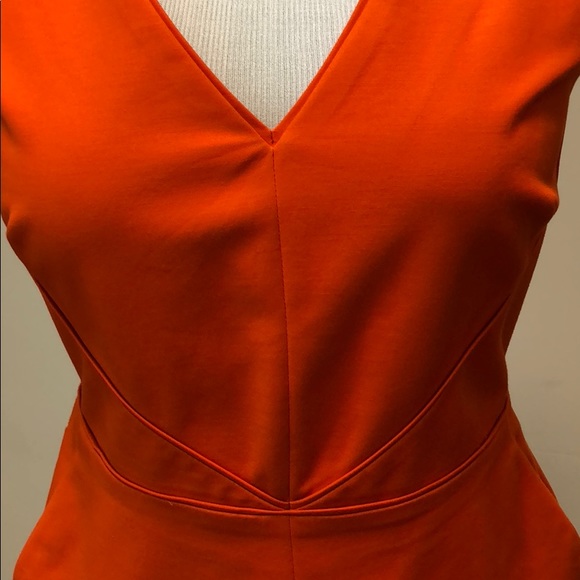 Banana Republic orange beautifully fitting dress - Picture 2 of 4